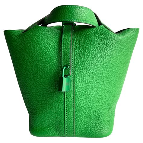 hermes picotin so green|hermes picotin top.